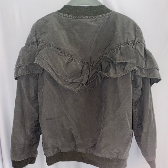 🎉HP 🎉 Cat & Jack Girls Green Jacket Size 6/6X - Picture 6 of 7